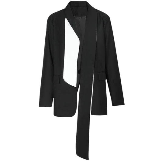 Ribbon block Blazer