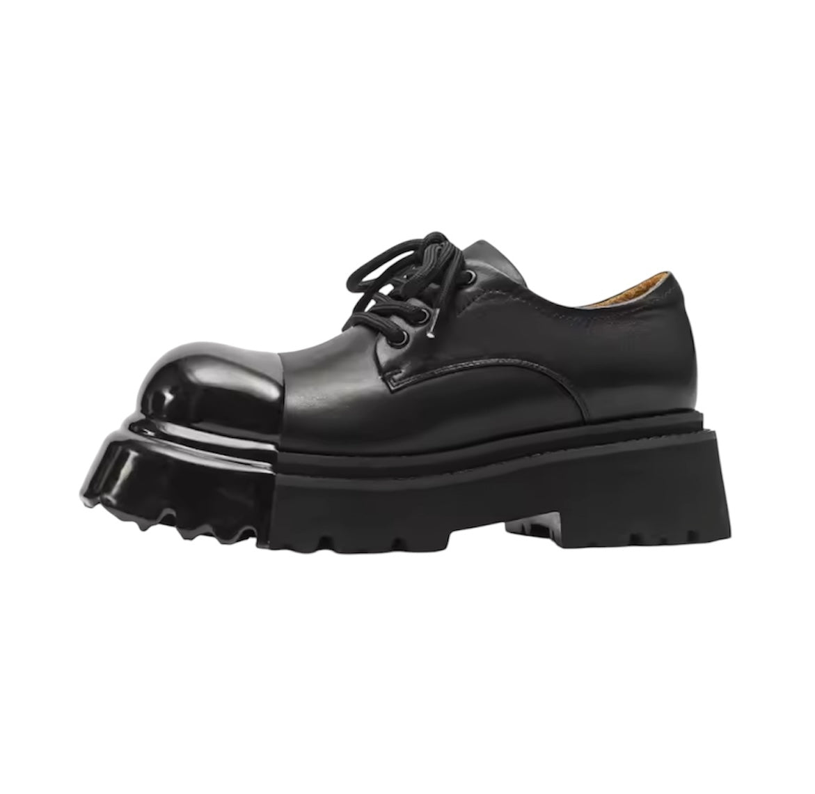 Drip Rubber Leather Shoe