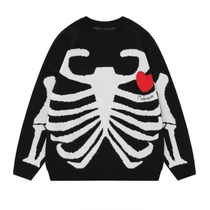 Skeleton Jacquard Sweater