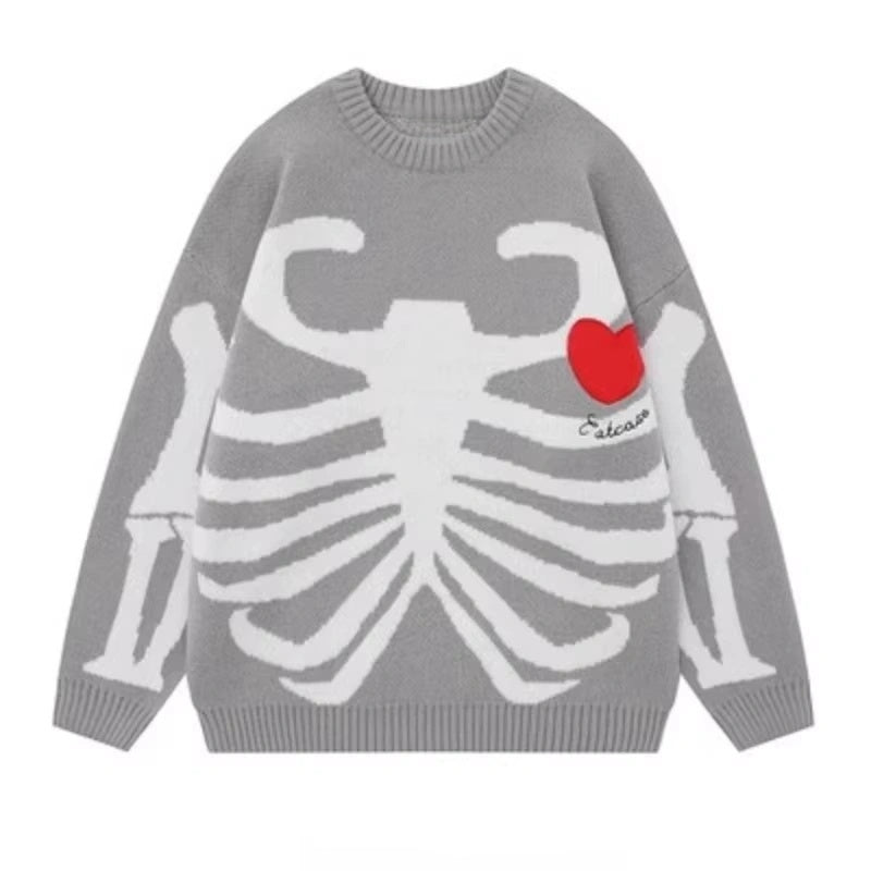 Skeleton Jacquard Sweater