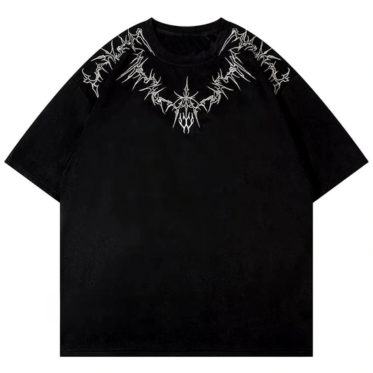 Embrodiery Suede Tee