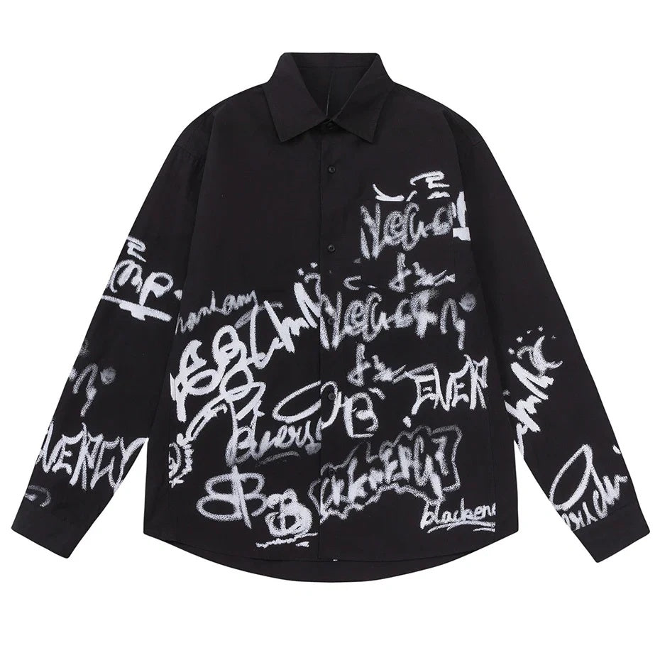 Graffiti Long Sleeve Shirts