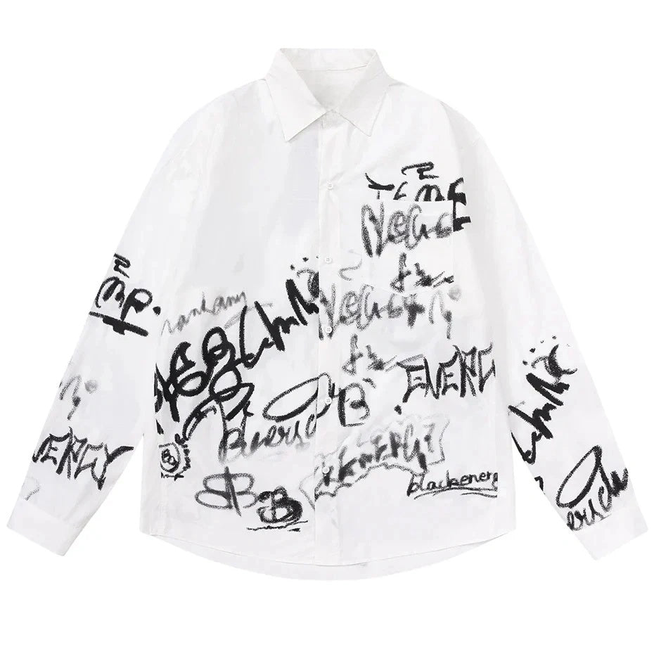 Graffiti Long Sleeve Shirts