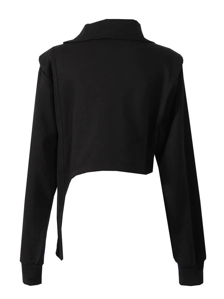 Turtleneck Irregular Diagonal