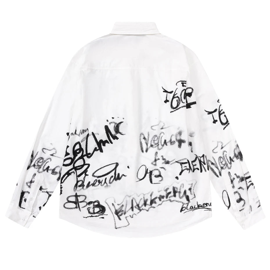 Graffiti Long Sleeve Shirts