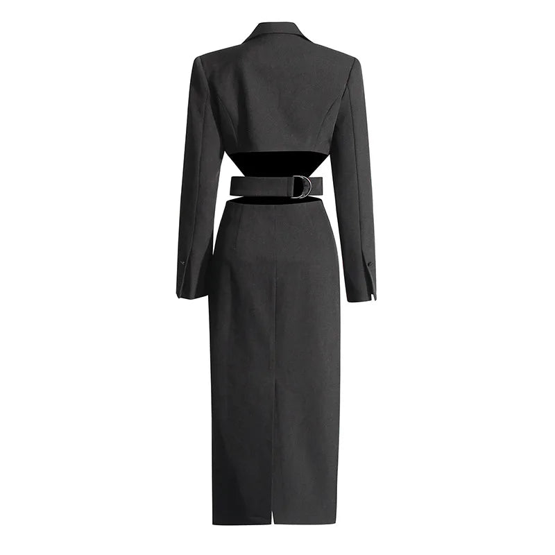 Hollow Out Waist Suit